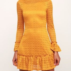 Marigold Longsleeve Mini-Dress